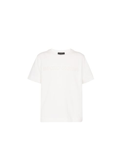 T-shirt, bambino, logata. EMPORIO ARMANI | 3R4TJM 1JWZZ0101